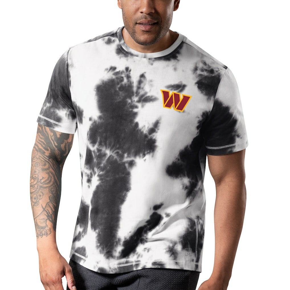 Washington Commanders MSX by Michael Strahan Freestyle Tie-Dye T-Shirt - Black discount