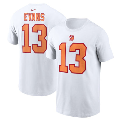Mike Evans '76 Tampa Bay Buccaneers 50th Season Name & Number T-Shirt - White | Nike outlet