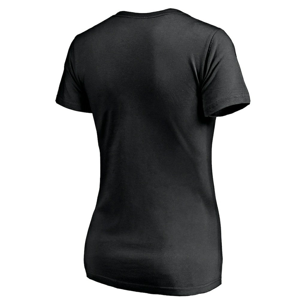 Golden State Warriors Women's Primary Logo V-Neck T-Shirt sale - Black cheap