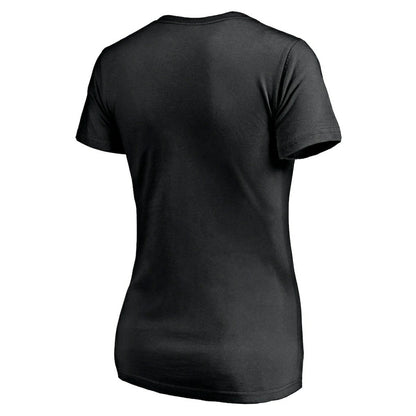 Golden State Warriors Women's Primary Logo V-Neck T-Shirt sale - Black cheap