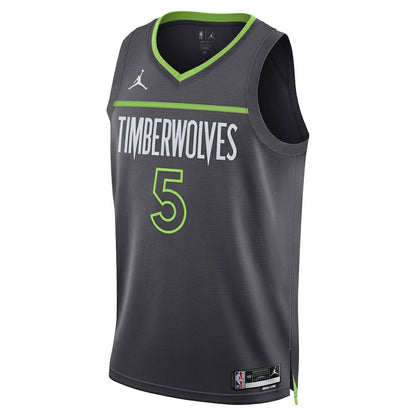 Anthony Edwards Minnesota Timberwolves Jordan Brand Unisex Swingman Jersey - Statement Edition - Charcoal shop