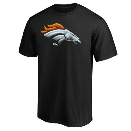Denver Broncos Midnight Mascot Team Logo T-Shirt - Black sale
