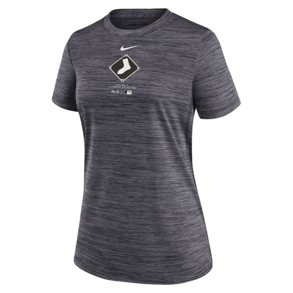 Chicago White Sox Women's City Connect Practice Velocity T-Shirt - Charcoal | Nike