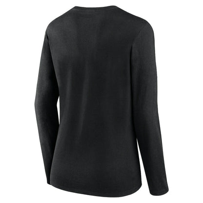 Las Vegas Raiders Women's Plus Size Foiled Play Long Sleeve T-Shirt - Black online