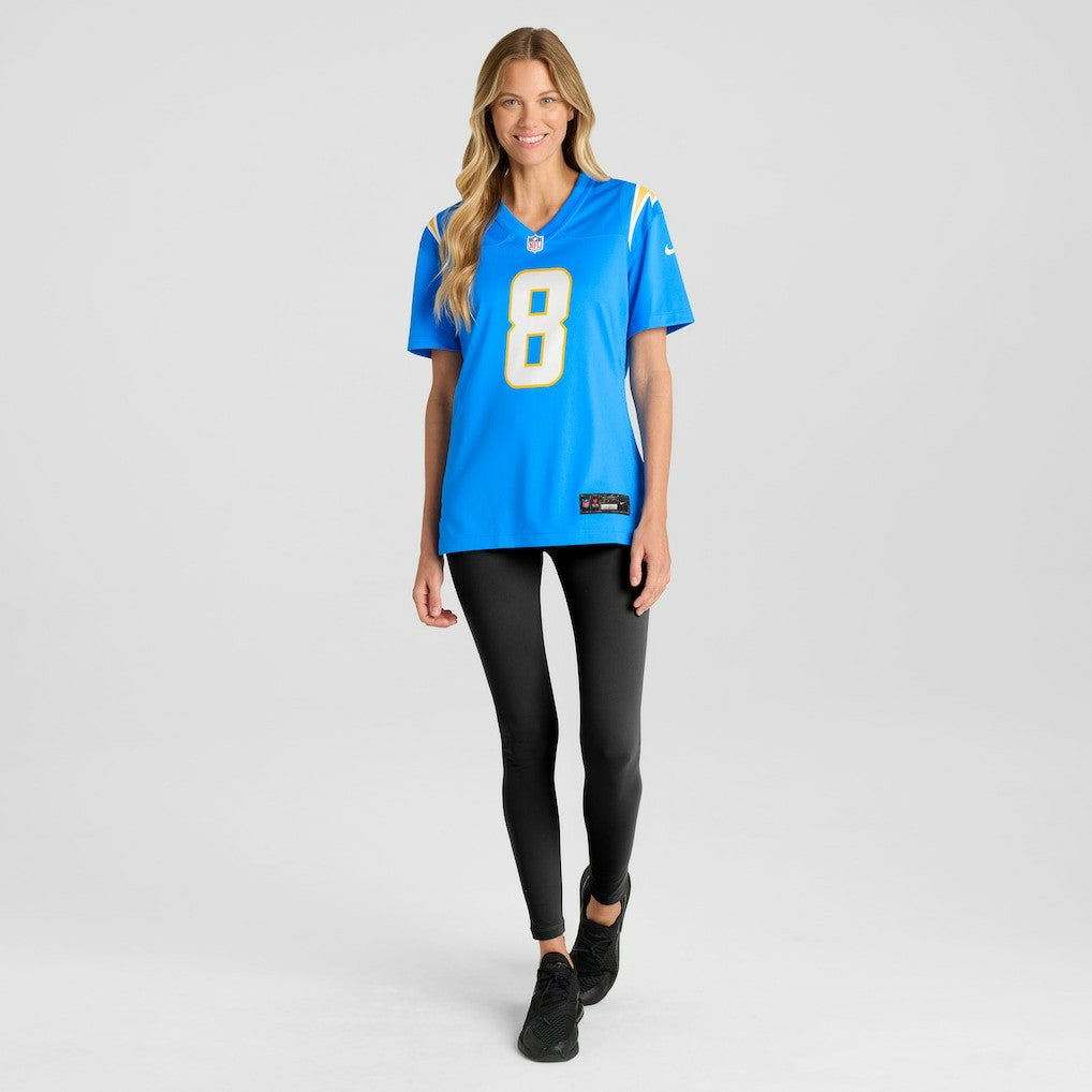 Max Duggan Los Angeles Chargers Women's Team Game Jersey - Powder Blue | Nike online