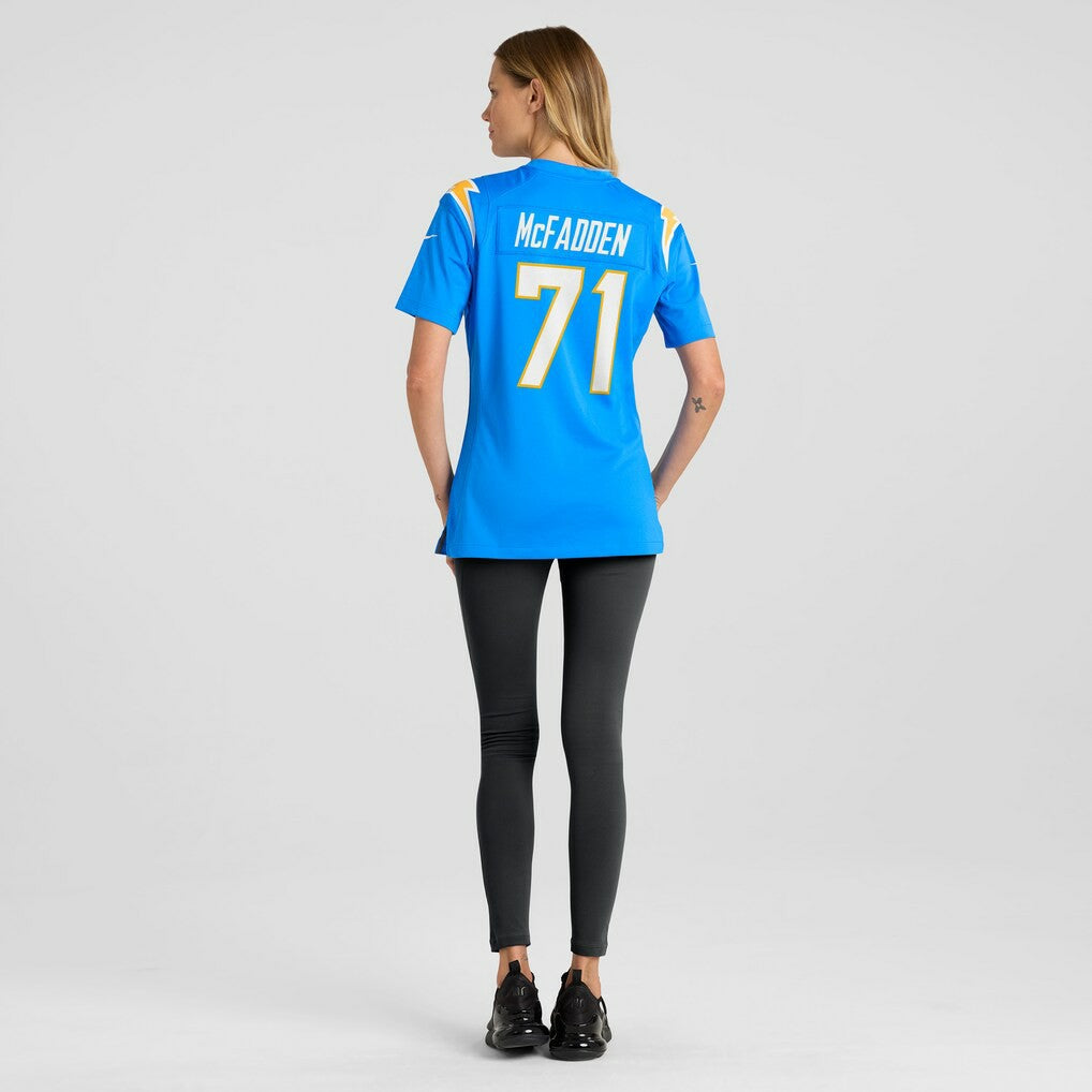 Jordan McFadden Los Angeles Chargers Women's Team Game Jersey - Powder Blue | Nike sale