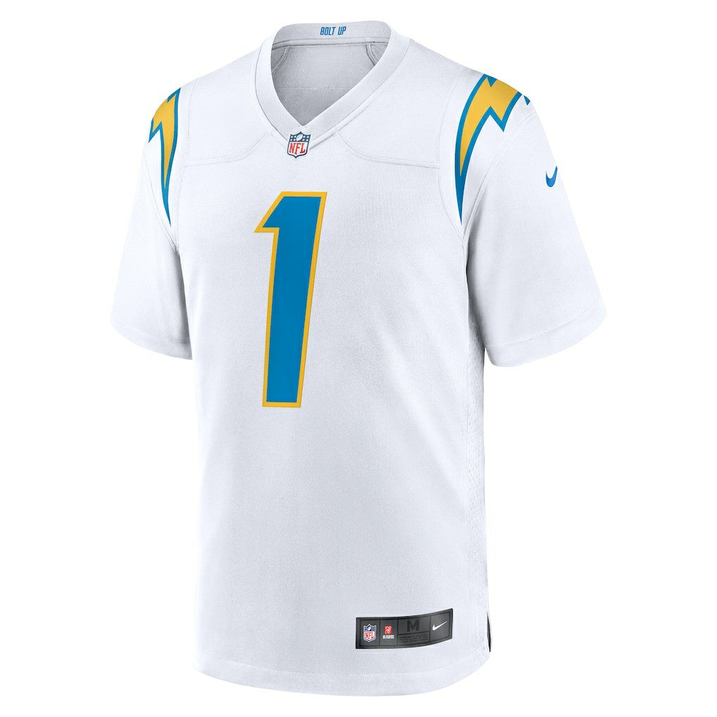 Quentin Johnston Los Angeles Chargers Away Game Jersey - White | Nike discount