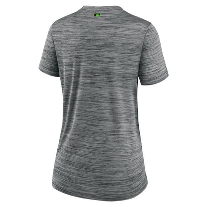 Tampa Bay Rays Women's 2024 City Connect Authentic Collection Velocity Performance T-Shirt - Charcoal | Nike