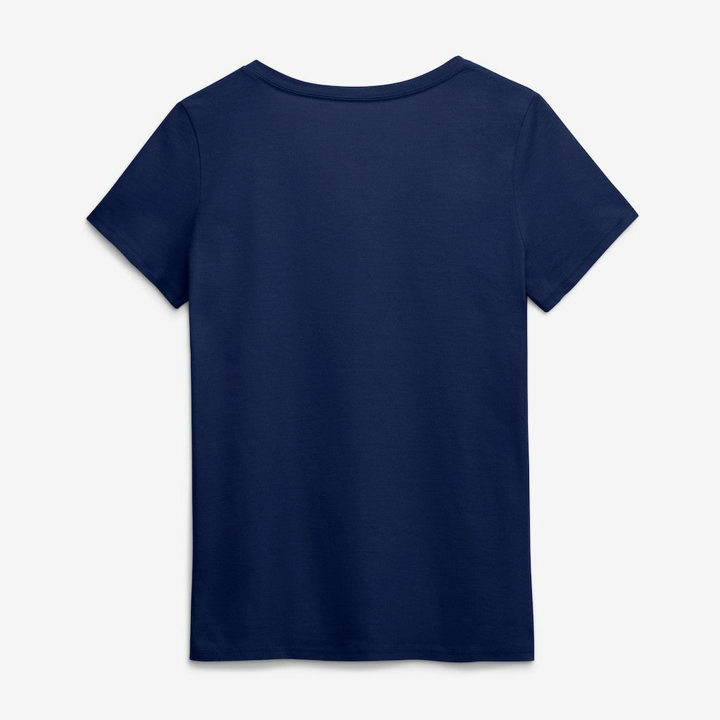 Seattle Seahawks Logo Athletic Women's Primary Logo V-Neck T-Shirt - College Navy cheap