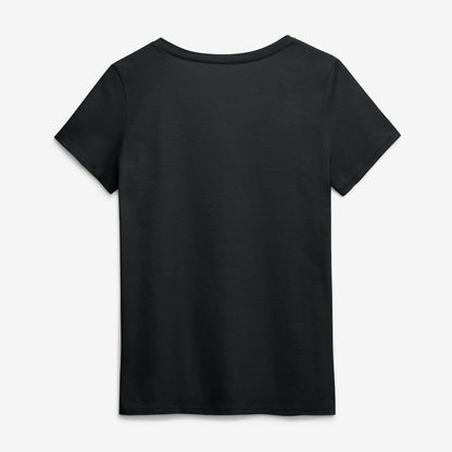 Philadelphia Eagles Logo Athletic Women's Primary Logo V-Neck T-Shirt - Black outlet