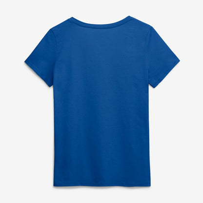 Buffalo Bills Logo Athletic Women's Primary Logo V-Neck T-Shirt - Royal sale