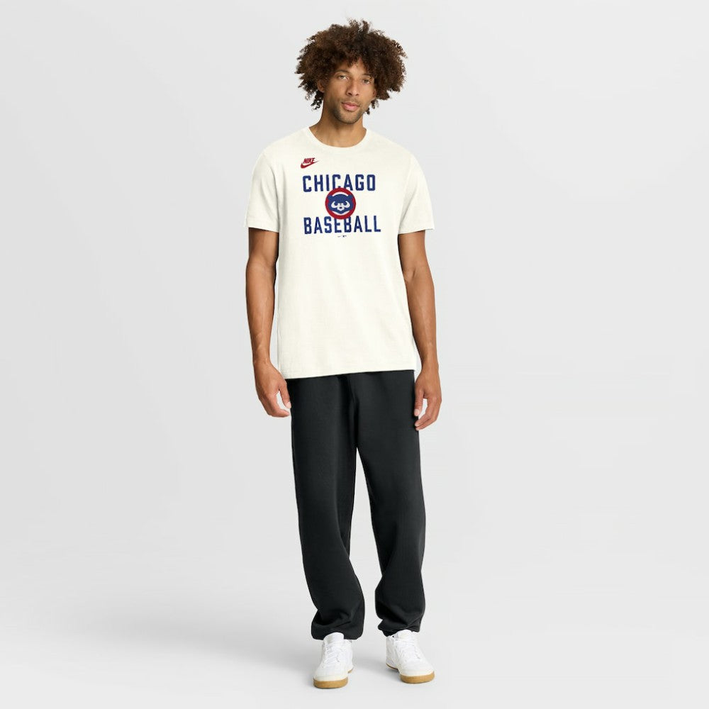 Chicago Cubs Cooperstown Collection ‘70s Inspired T-Shirt - Cream | Nike