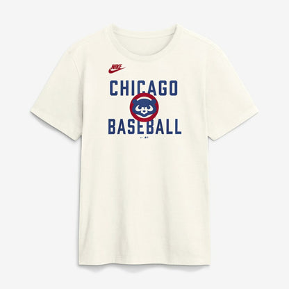 Chicago Cubs Cooperstown Collection ‘70s Inspired T-Shirt - Cream | Nike