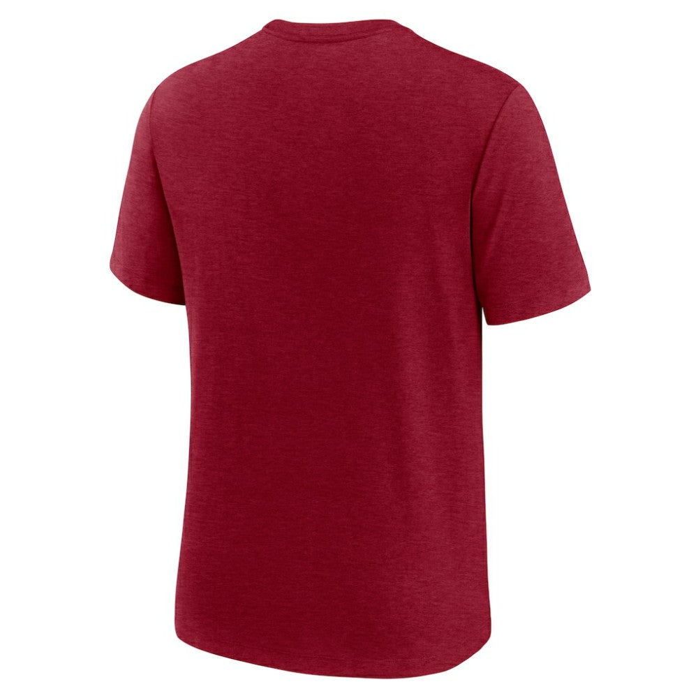 Arizona Diamondbacks Tri-Blend Logo T-Shirt - Red | Nike