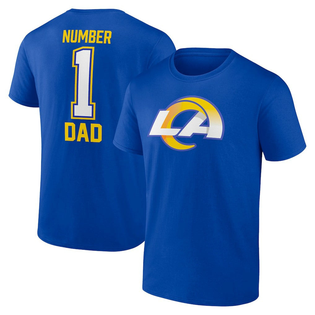 Los Angeles Rams Father's Day T-Shirt - Royal outlet