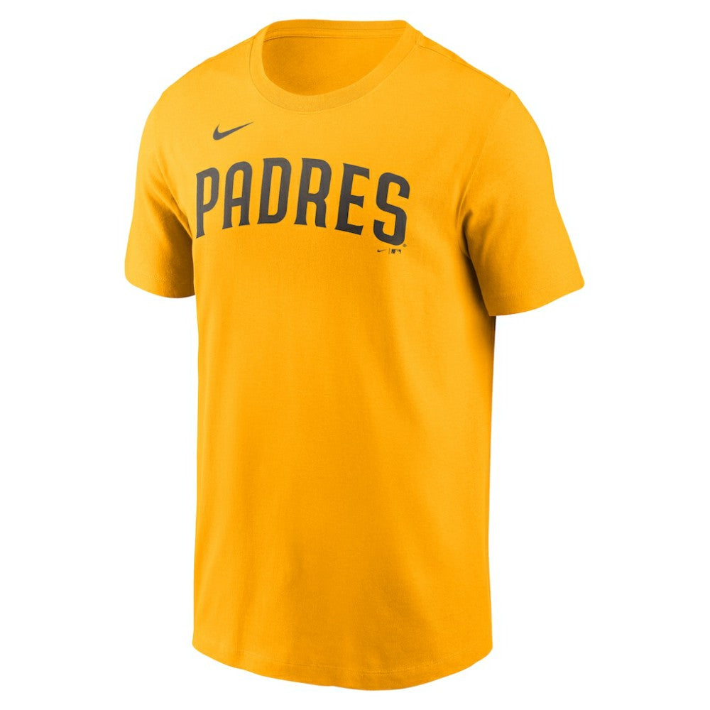Fernando Tatis Jr. San Diego Padres Name & Number T-Shirt - Gold | Nike