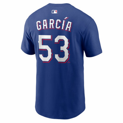 Adolis Garcia Texas Rangers Name & Number T-Shirt - Royal | Nike