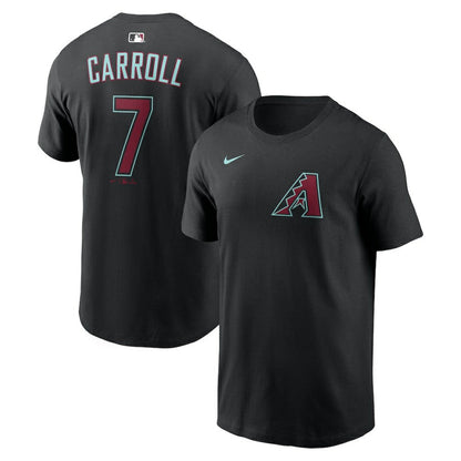 Corbin Carroll Arizona Diamondbacks Name & Number T-Shirt - Black | Nike