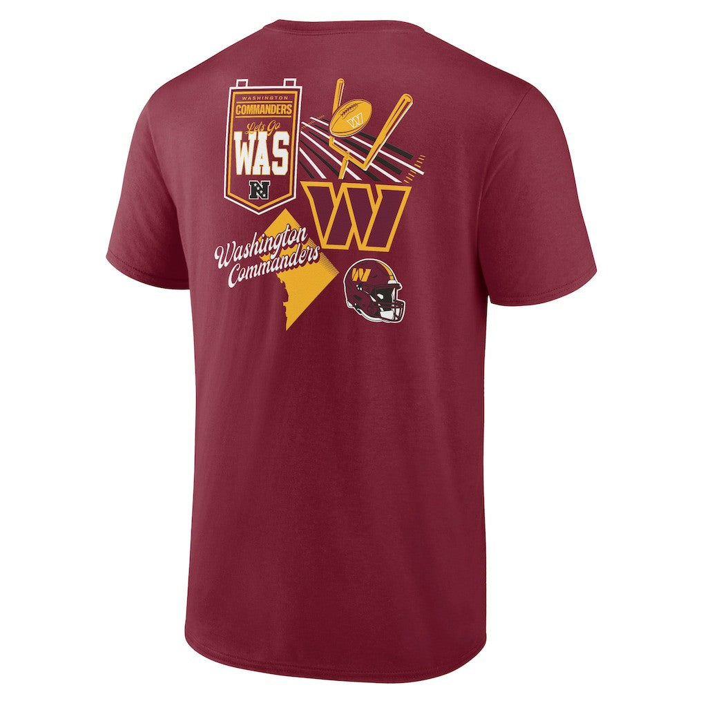 Washington Commanders Split Zone T-Shirt - Burgundy outlet