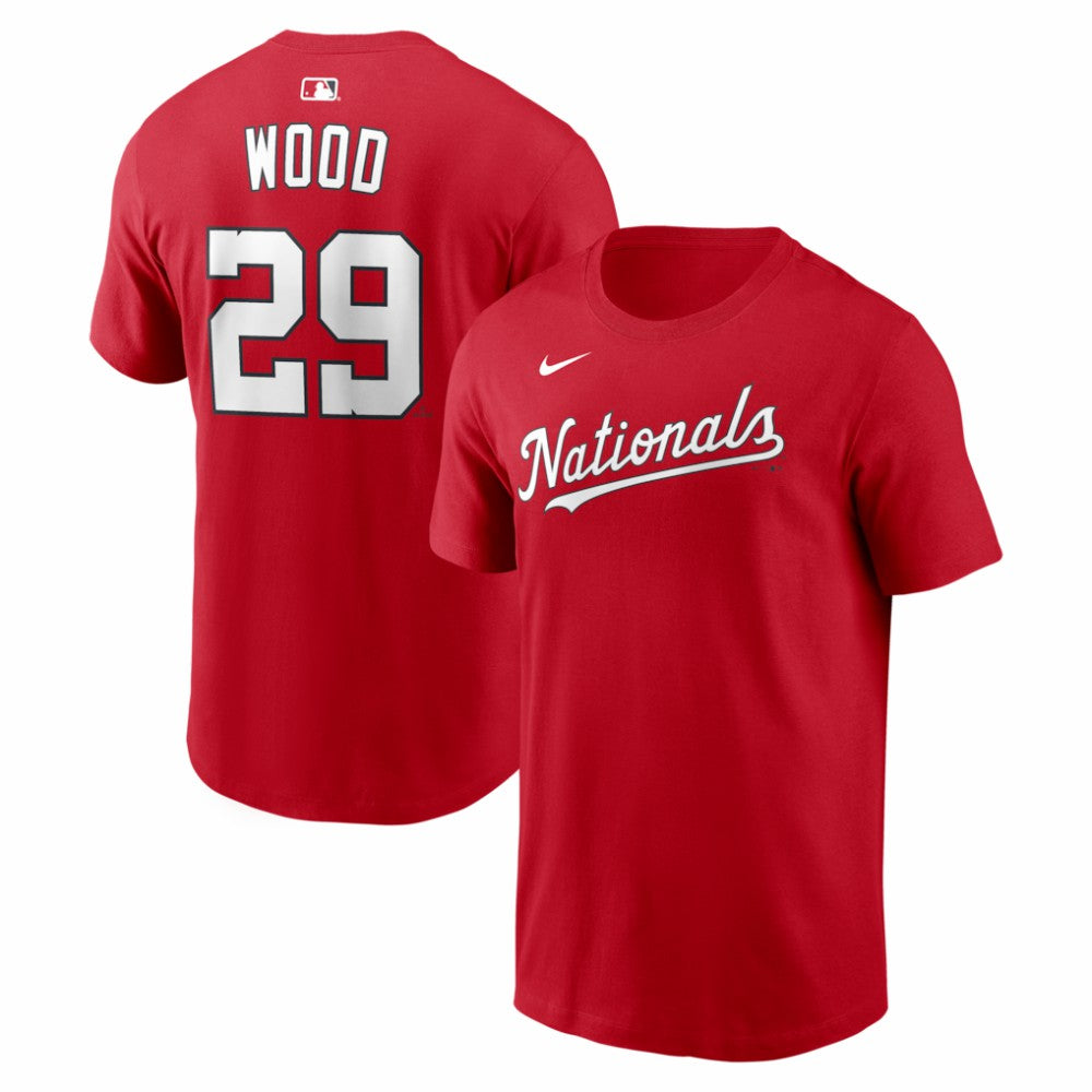 James Wood Washington Nationals Home Name & Number T-Shirt - Red | Nike