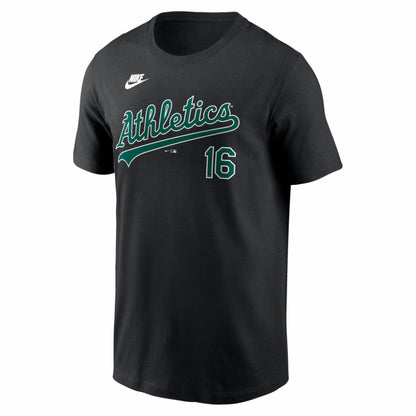 Jason Giambi Athletics Cooperstown Collection Name & Number T-Shirt - Black | Nike