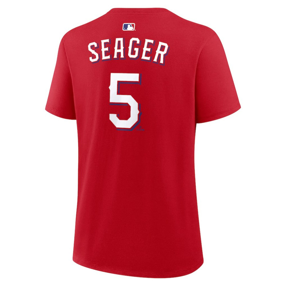 Corey Seager Texas Rangers Women's Name & Number T-Shirt - Red | Nike