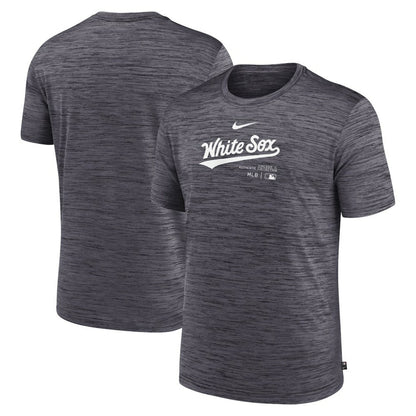 Chicago White Sox Authentic Collection Velocity Performance Practice T-Shirt - Charcoal | Nike