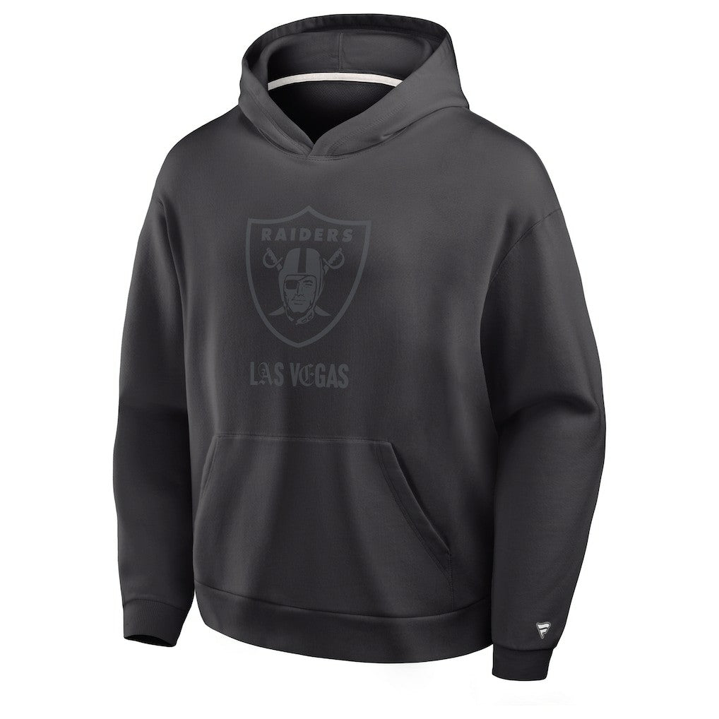 Las Vegas Raiders Oversized Type Play Location Hoodie - Black discount