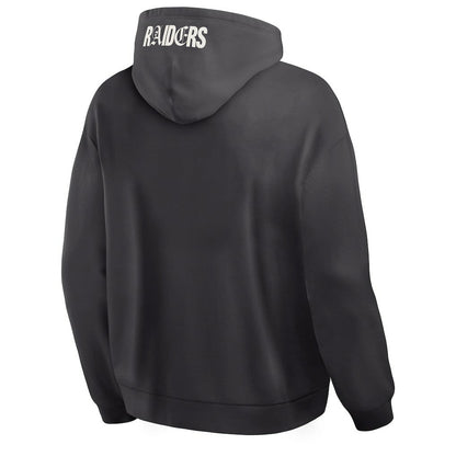 Las Vegas Raiders Oversized Type Play Location Hoodie - Black discount