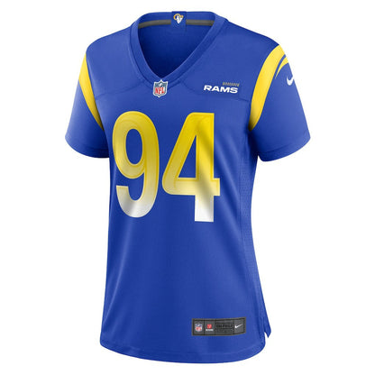 Desjuan Johnson Los Angeles Rams Women's Home Game Jersey - Royal | Nike cheap