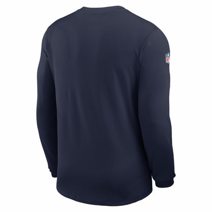 Dallas Cowboys Sideline Coach UV Dri-FIT Long Sleeve Shirt - Navy | Nike discount