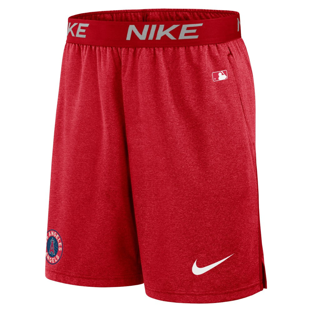 Los Angeles Angels City Connect Authentic Collection Performance Practice Shorts - Red | Nike