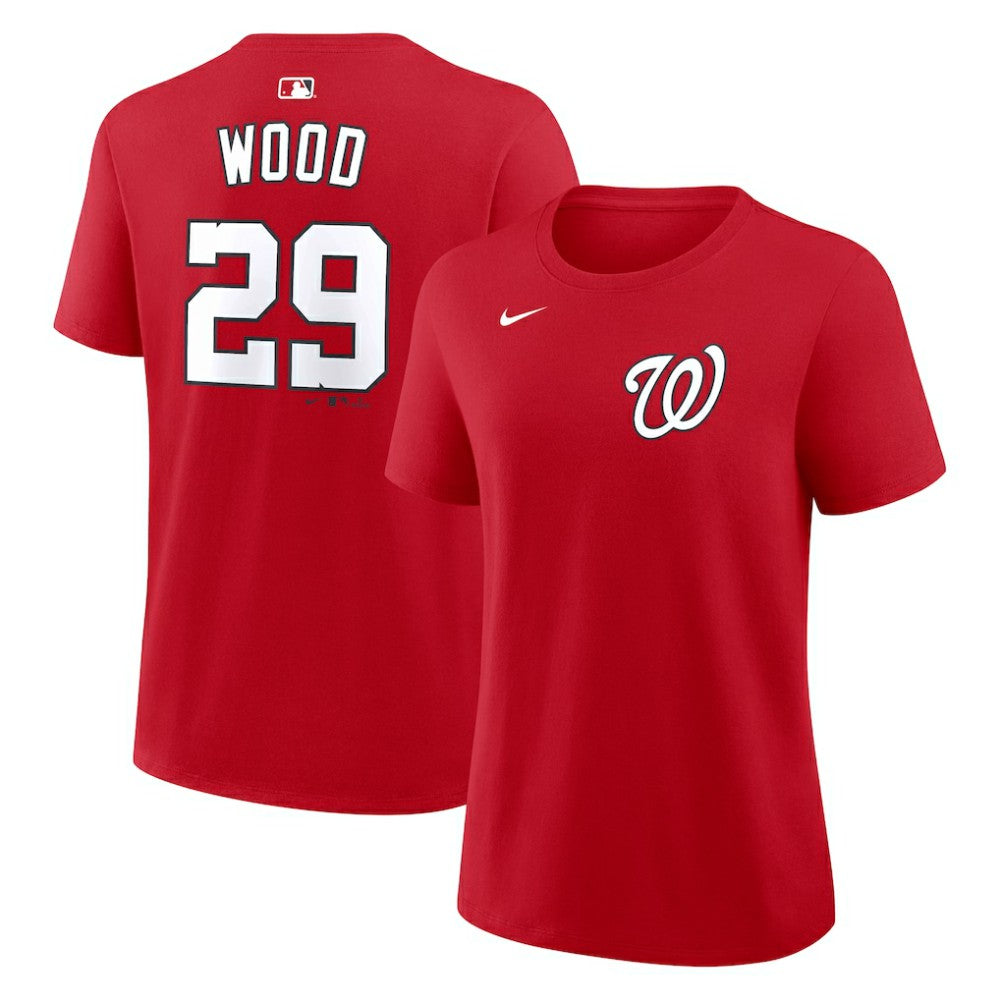 James Wood Washington Nationals Women's Name & Number T-Shirt - Red | Nike