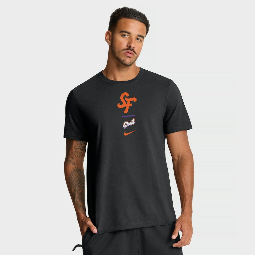 San Francisco Giants City Connect 2-Hit T-Shirt - Black | Nike