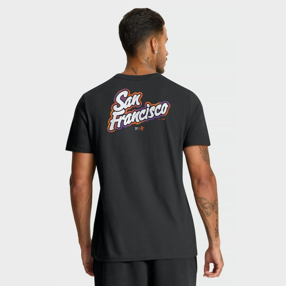 San Francisco Giants City Connect 2-Hit T-Shirt - Black | Nike