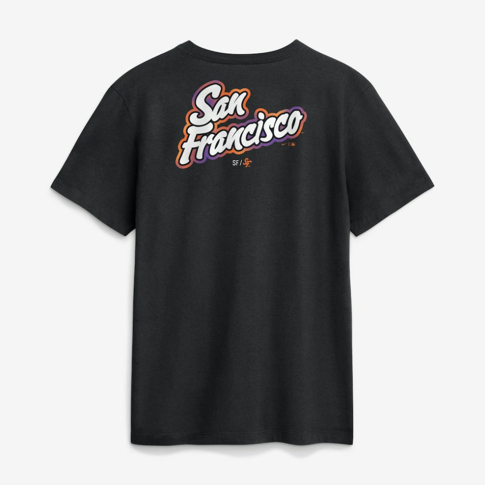 San Francisco Giants City Connect 2-Hit T-Shirt - Black | Nike