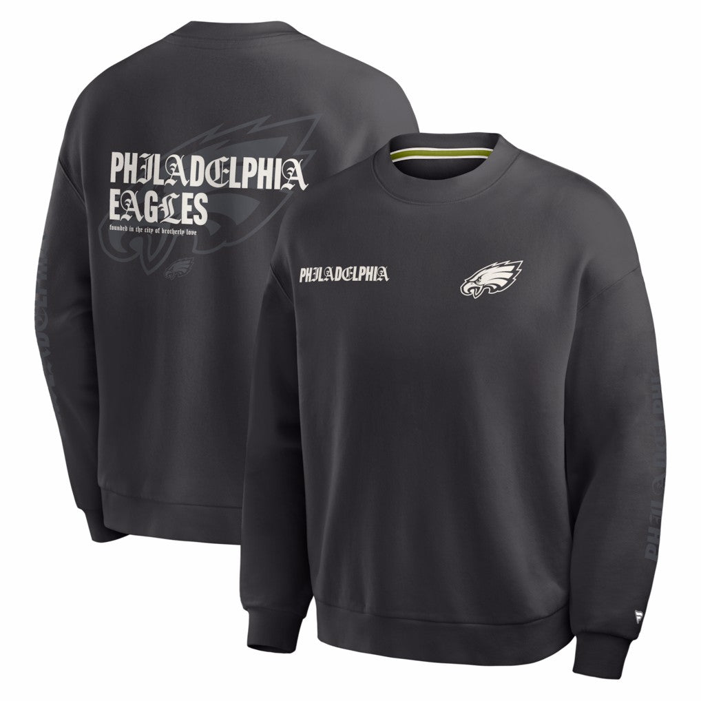 Philadelphia Eagles Oversized Type Play Multi Sweatshirt - Black outlet