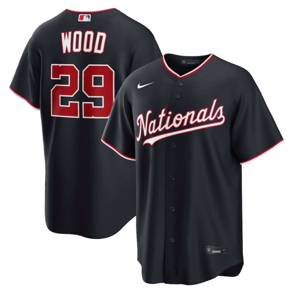 James Wood Washington Nationals Alternate Replica Jersey - Navy | Nike