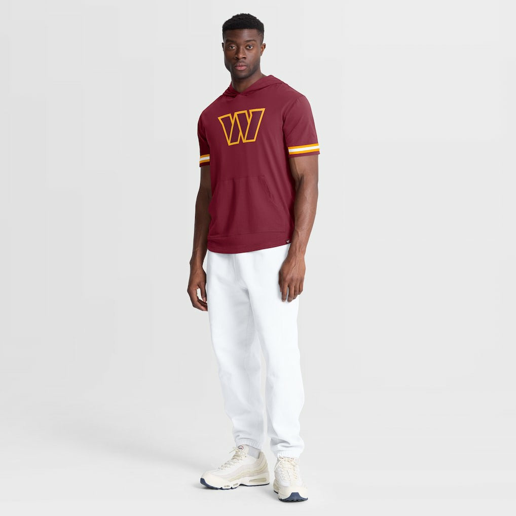 Washington Commanders Optimal Play Short Sleeve Hooded T-Shirt - Burgundy online