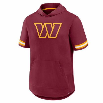 Washington Commanders Optimal Play Short Sleeve Hooded T-Shirt - Burgundy online