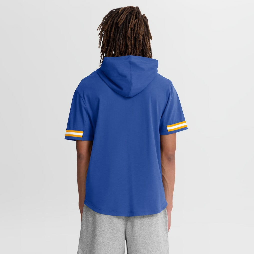 Los Angeles Rams Optimal Play Short Sleeve Hooded T-Shirt - Royal cheap