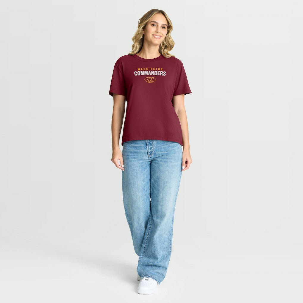 Washington Commanders Women's Fade Legacy T-Shirt - Burgundy cheap