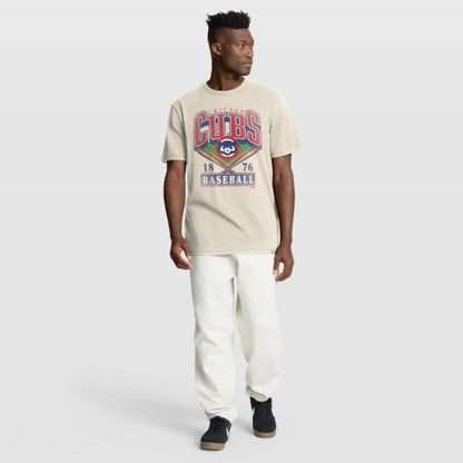 Chicago Cubs Stadium Slub T-Shirt - Tan
