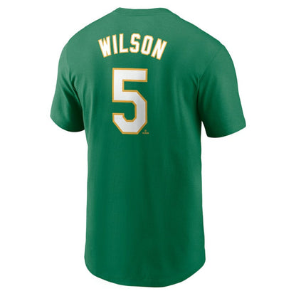 Jacob Wilson Athletics Fuse Name & Number T-Shirt - Green | Nike