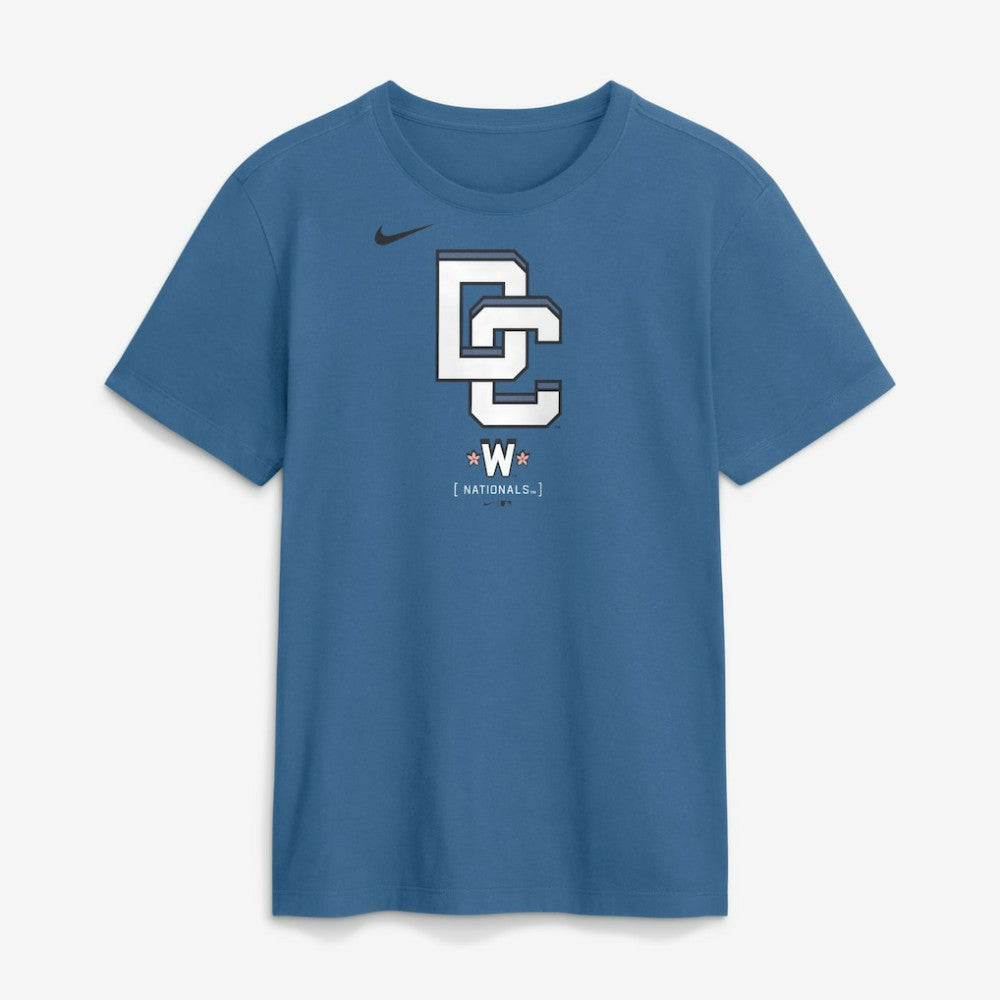 Washington Nationals City Connect Large Logo T-Shirt - Navy | Nike