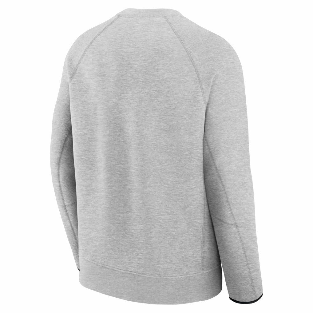 Buffalo Bills Tech Fleece Raglan Sweatshirt - Heather Gray | Nike on sale