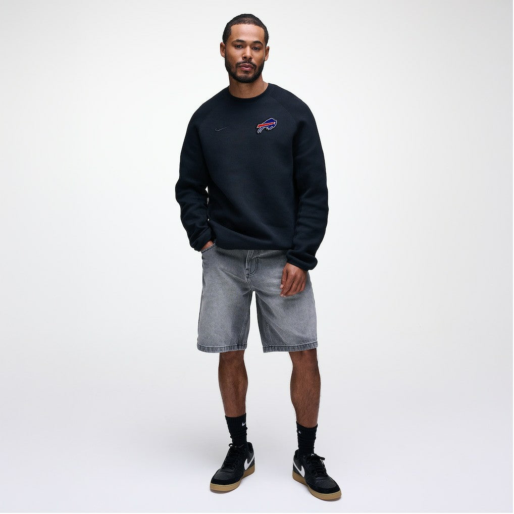 Buffalo Bills Tech Fleece Raglan Sweatshirt - Black | Nike outlet