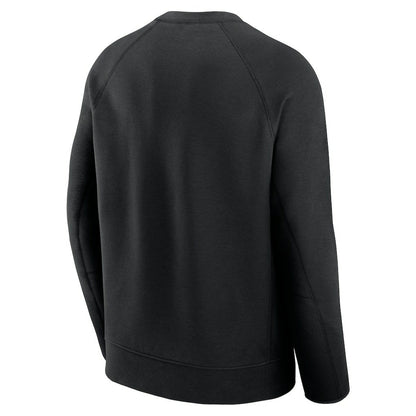Baltimore Ravens Tech Fleece Raglan Sweatshirt - Black | Nike outlet