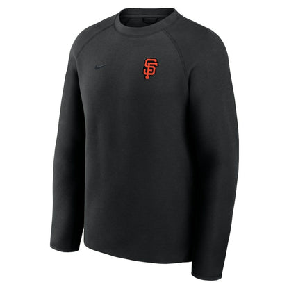 San Francisco Giants Tech Fleece Raglan Sweatshirt - Black | Nike