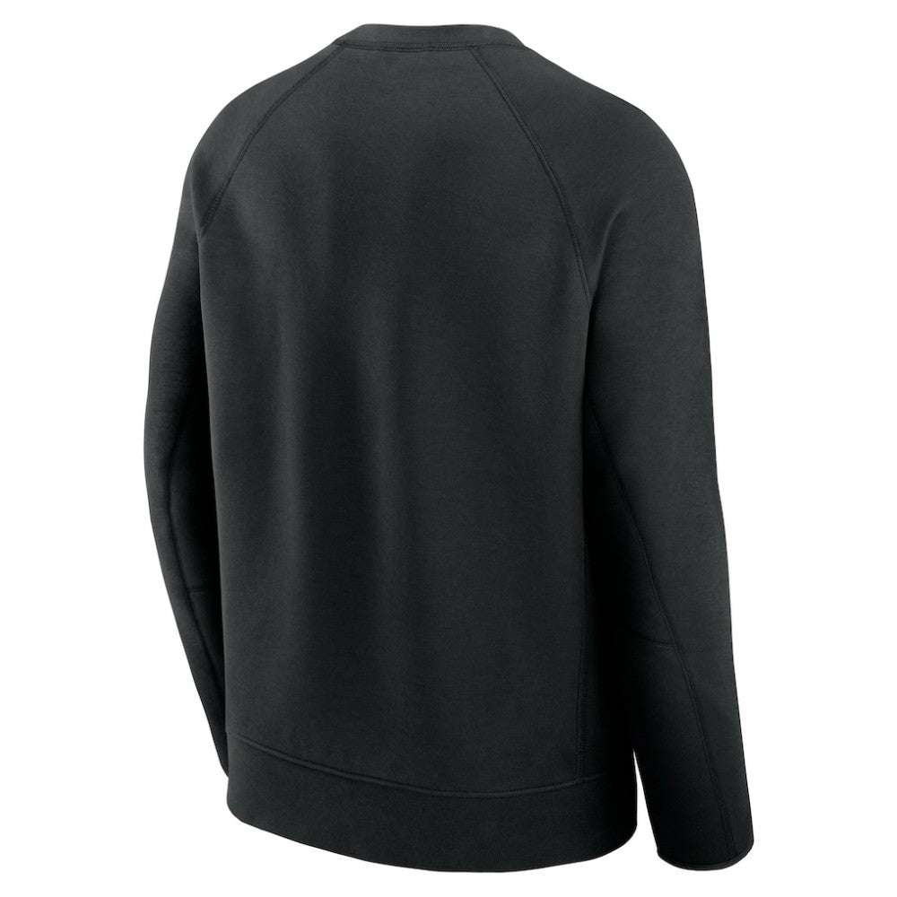 San Francisco Giants Tech Fleece Raglan Sweatshirt - Black | Nike